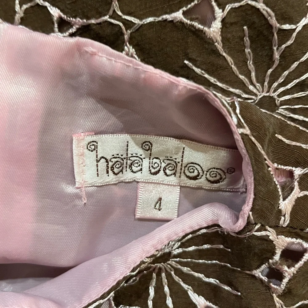 halabaloo NYC beautiful brown dress size 4